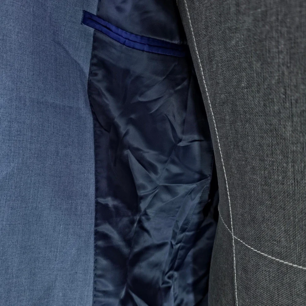 Kenneth‎ Cole reaction 2 Piece Suit Mens 36S Pants 29W Light Blue Quiet Luxury
